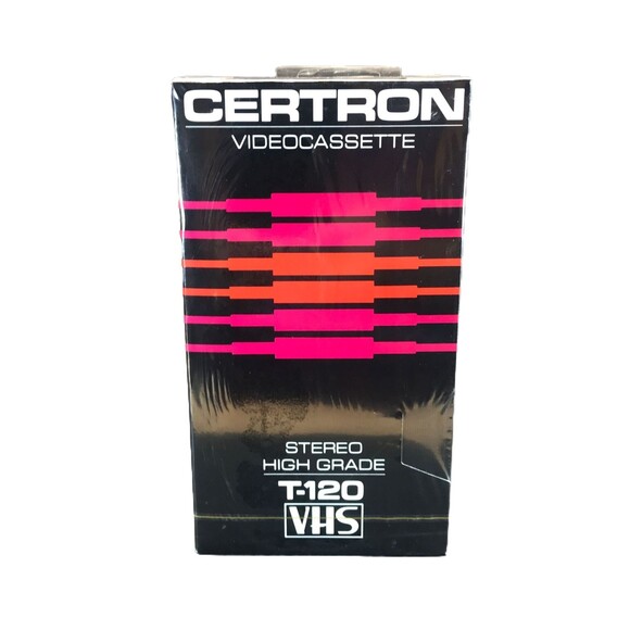 CERTRON VIDEOCASSETTE VHS BRAND‎ NEW TAPE - Picture 1 of 4
